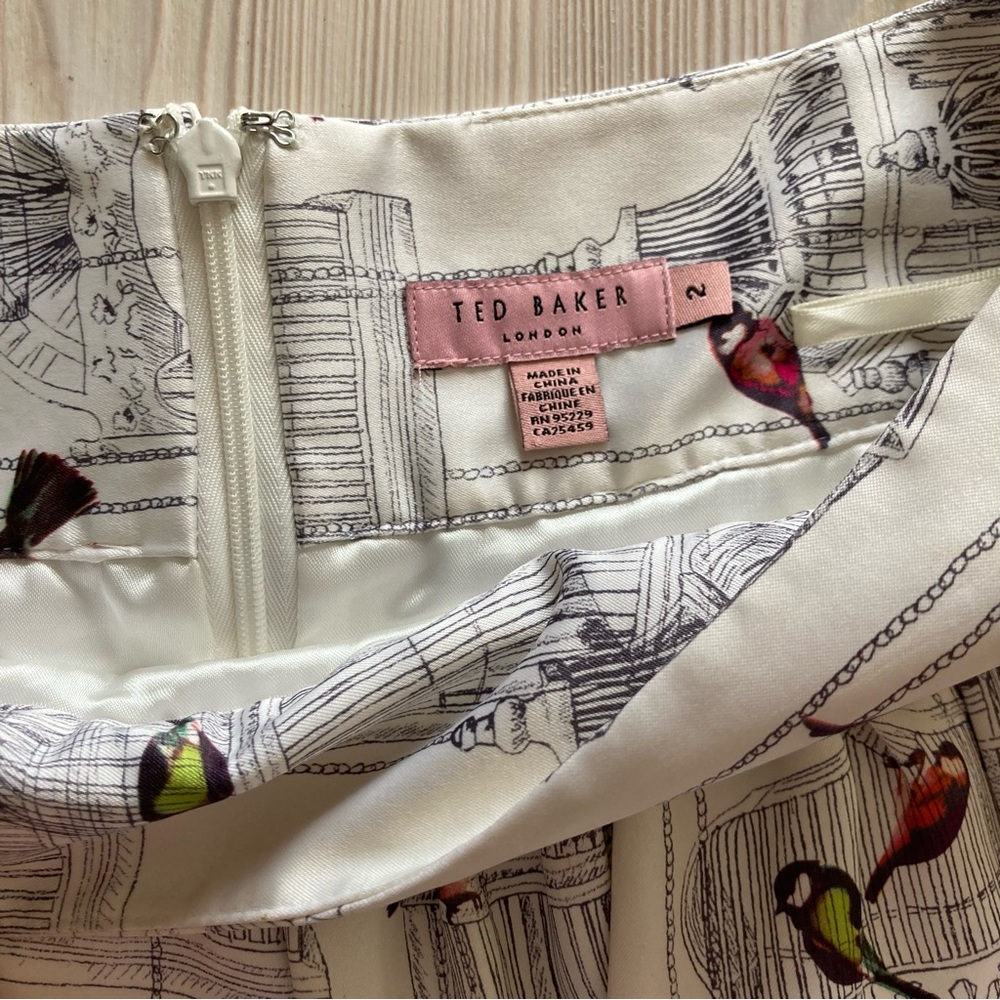 Ted Baker London Whimsical Birds Skirt - Picture 4 of 11